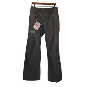 Helly-Hansen Powderqueen Waterproof Windproof Pants Black Large Womens NWT